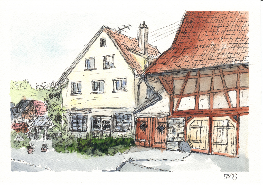 #sulz365 Skizze aus Mühlheim am Bach